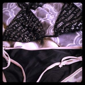 2 piece swimming suit play boy.